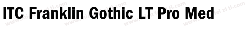 ITC Franklin Gothic LT Pro Medium字体转换